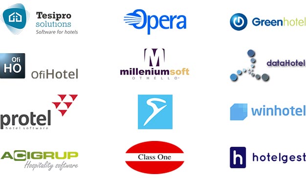 PMS with which Dataria Revenue Management is integrated