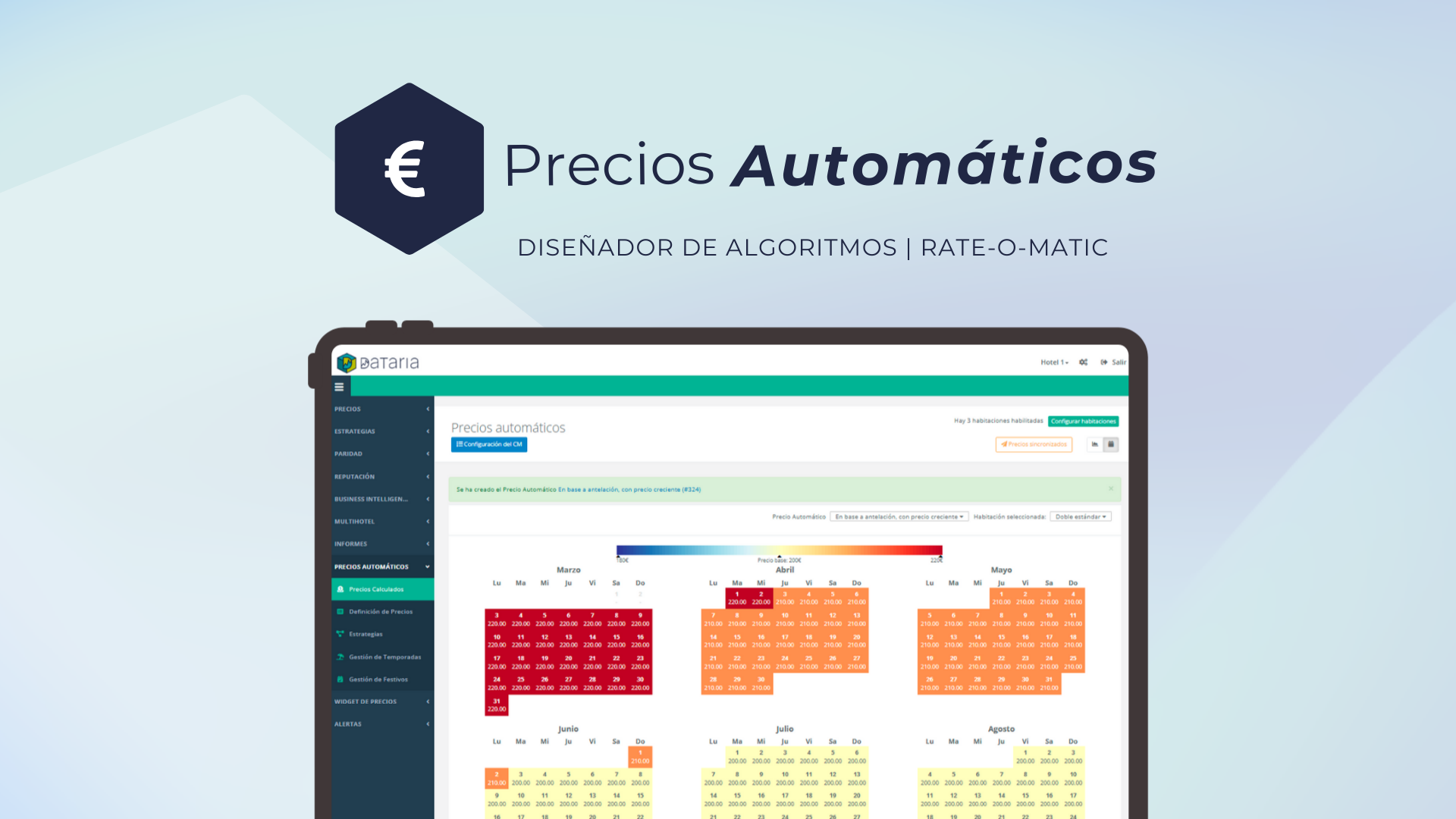 Dataria Revenue Management Software Precios Automáticos