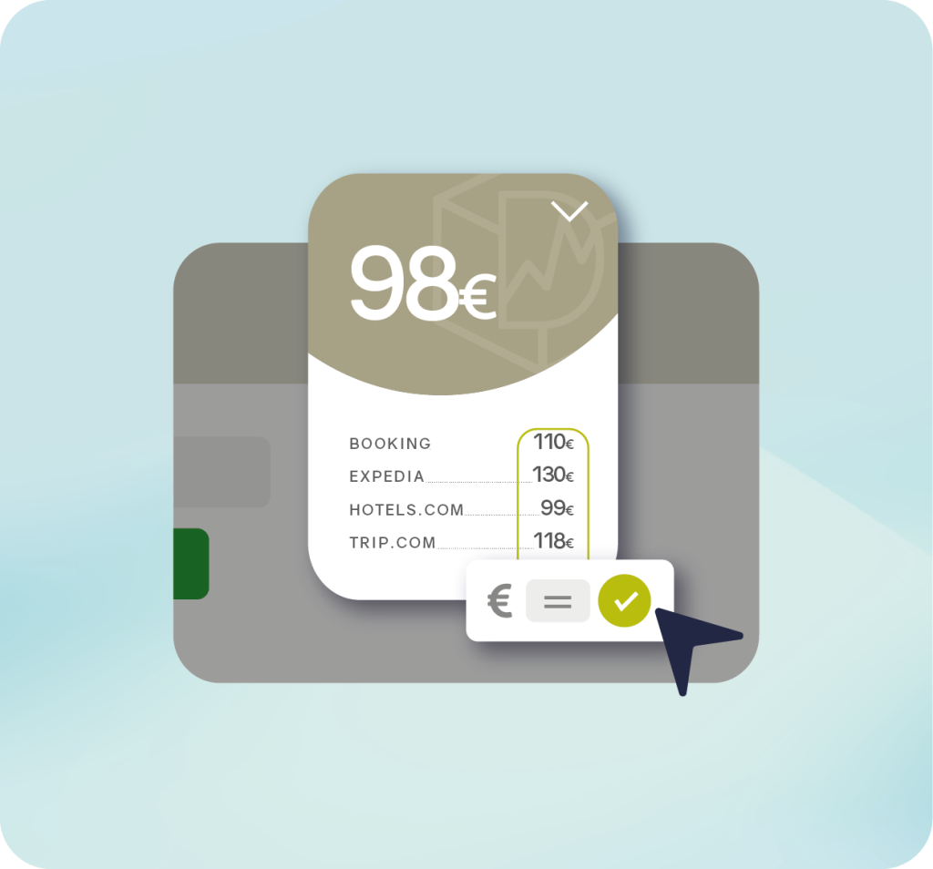 Widget comparación de precios gif