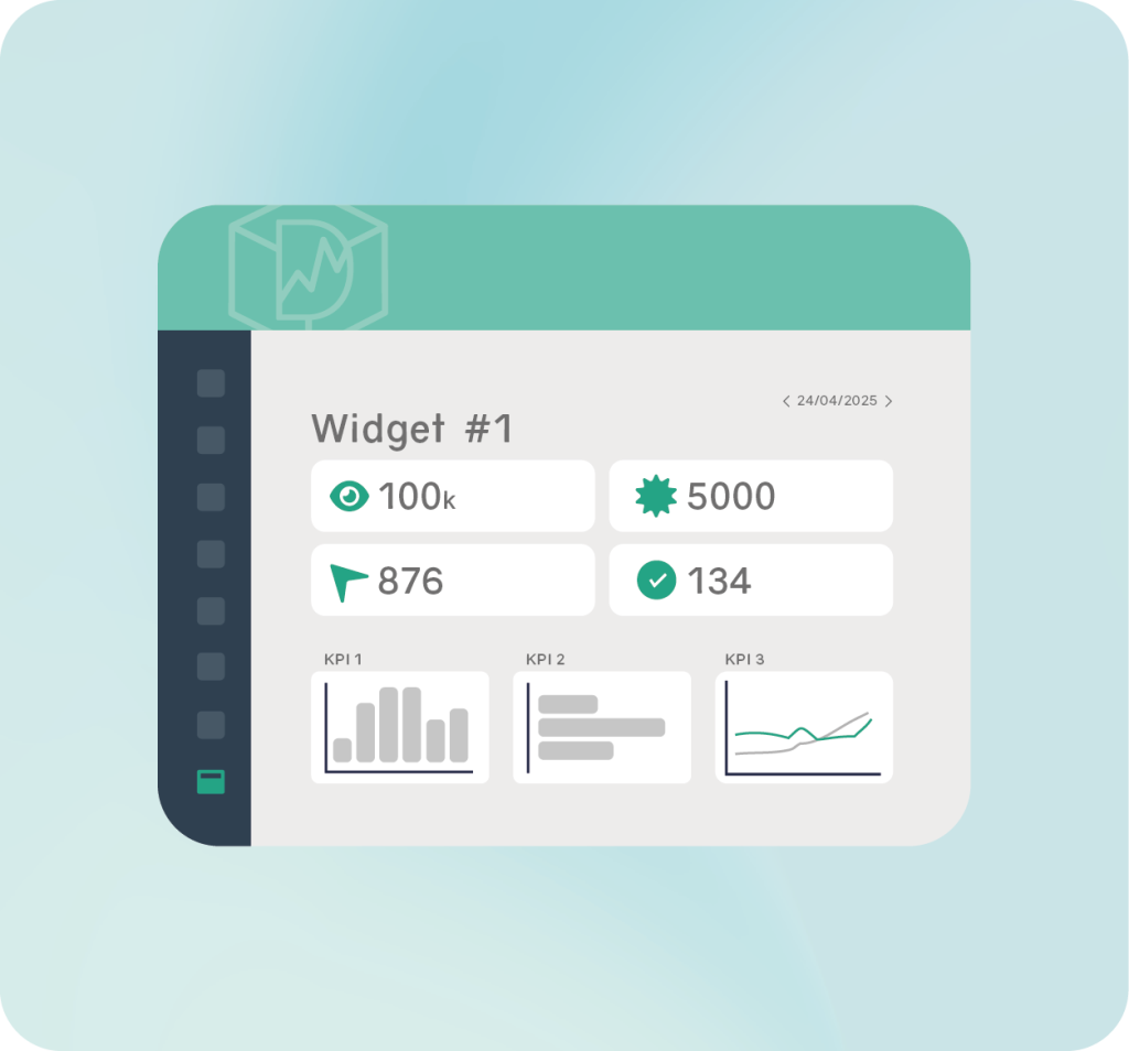 Widget comparación de precios gif metricas