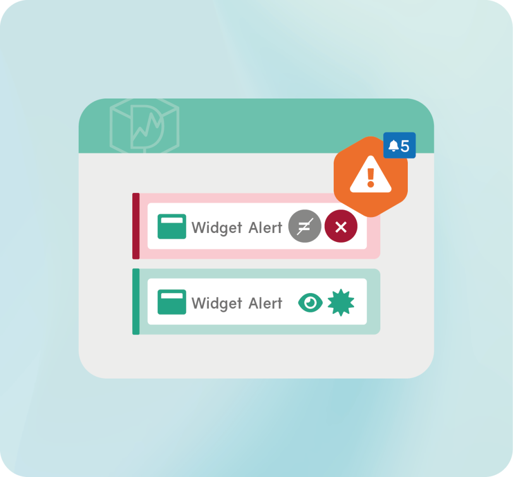 Widget comparación de precios gif alertas